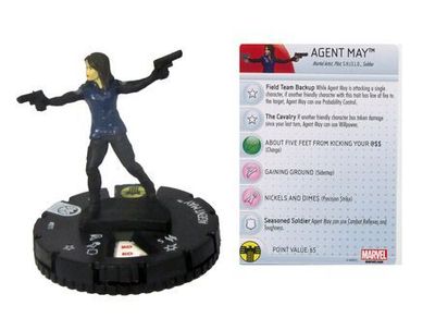 Agent May #011 Nick Fury Agent of S.H.I.E.L.D. Marvel Heroclix Marvel: Nick Fury, Agent of Shield Singles Sin Tarjeta