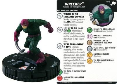 Wrecker #048 The Mighty Thor Marvel Heroclix The Mighty Thor Singles