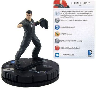 Colonel Hardy #013 Man of Steel DC Heroclix DC: Man of Steel Sin Tarjeta
