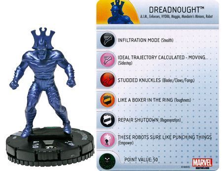 Dreadnought #006 Invincible Iron Man Booster Set Marvel Heroclix Invincible Iron Man Booster Set SIn Tarjeta