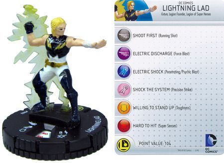 Lightning Lad #003 Superman: Legion of Super Heroes DC HeroClix Superman and the Legion of Super-Heroes Booster Set Singles Sin Tarjeta