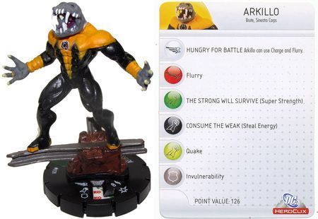 Arkillo #028 Arkham Asylum DC Heroclix DC: Arkham Asylum Sin Tarjeta