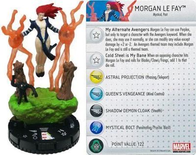 Morgan Le Fay #049 Marvel Chaos War Marvel Heroclix Marvel: Chaos War SIn Tarjeta