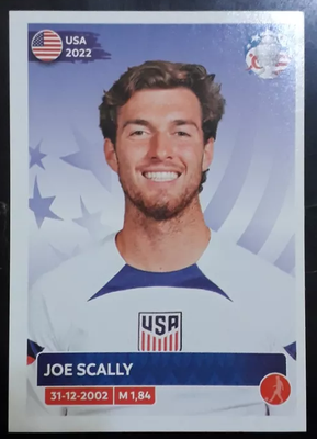 Joe Scally  Figurita Copa América 2024    Usa 11