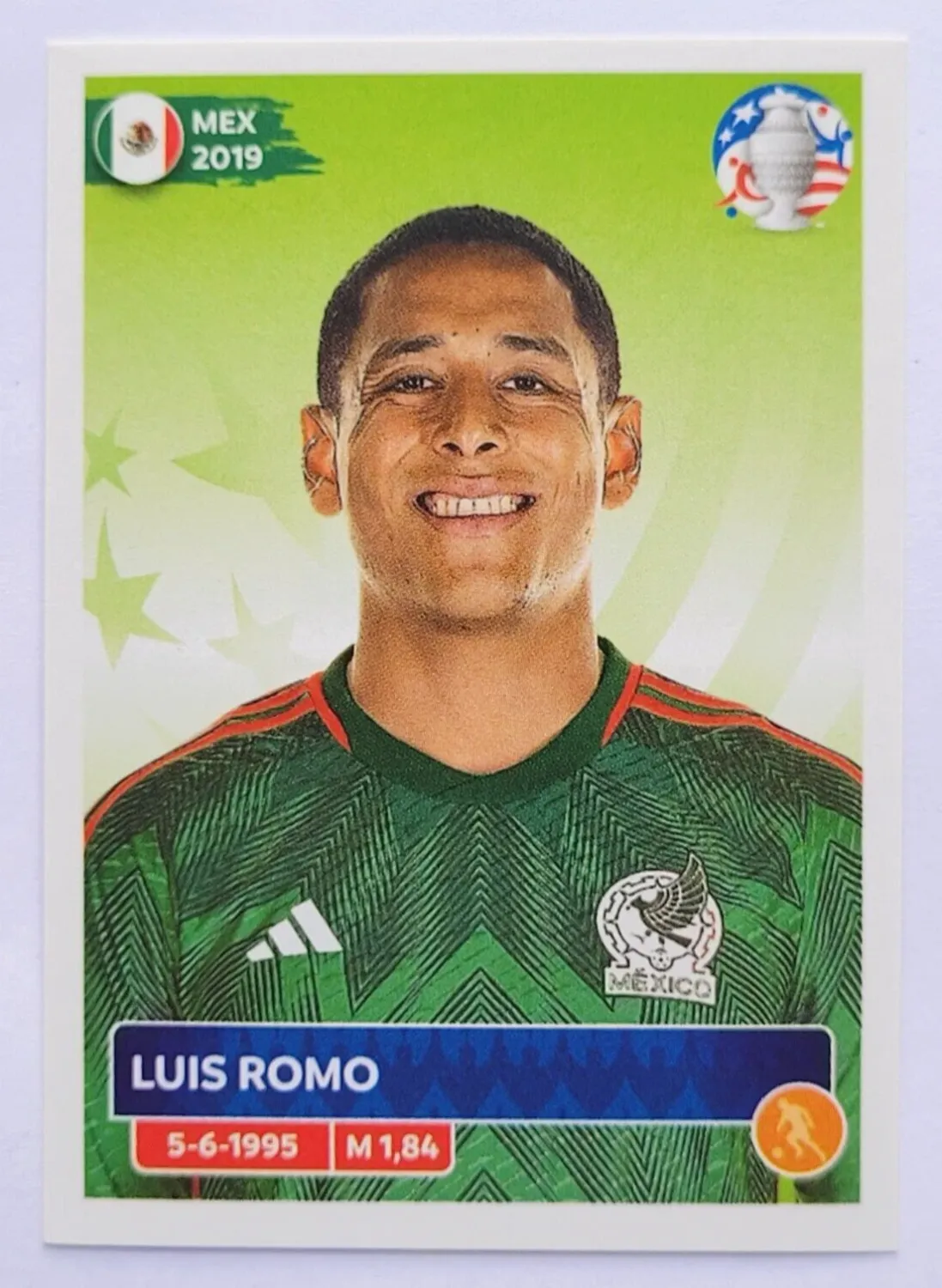 LUIS ROMO  Pegatina Panini COPA AMÉRICA EE. UU. 2024  MEX14