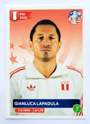 GIANLUCA LAPADULA Pegatina Panini COPA AMÉRICA EE. UU. 2024 -PER19  Perú