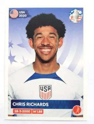 CHRIS RICHARDS  Pegatina Panini COPA AMÉRICA EE. UU. 2024 -USA .5