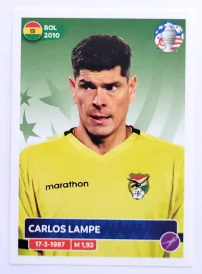 LÁMPARA CARLOS 2024 COPA AMÉRICA EE. UU. Pegatina Panini #237 BOL3  Bolivia