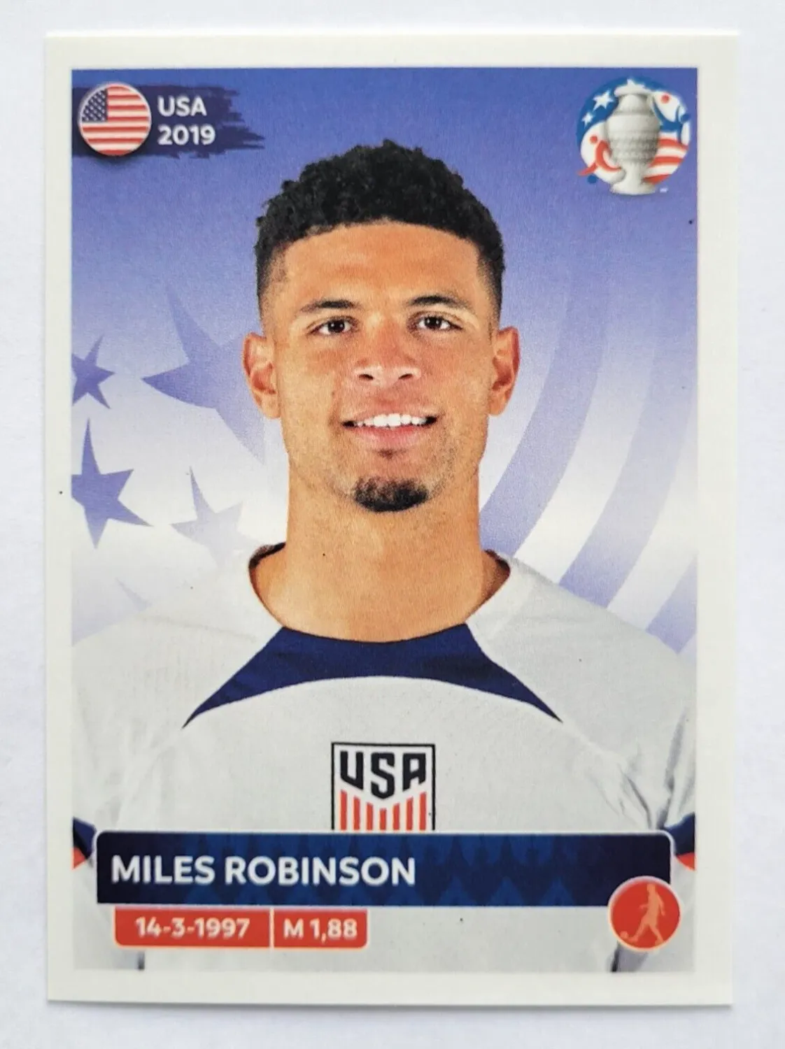 millas Robinson USA 6 Pegatina Panini Copa América Estados Unidos 2024 EE. UU.