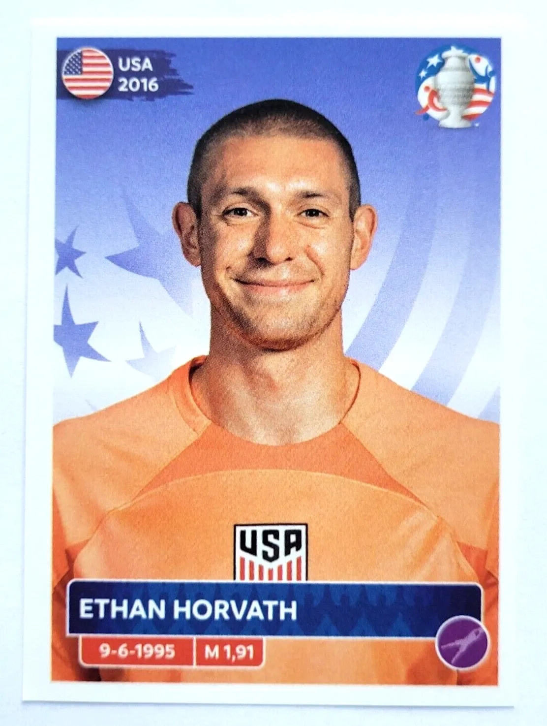 ETHAN HORVATH Pegatina Panini COPA AMÉRICA EE. UU. 2024  USA4