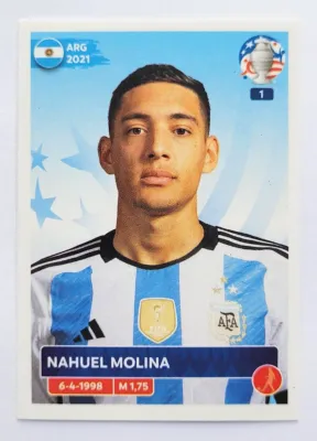NAHUEL MOLINA Pegatina Panini COPA AMÉRICA EE. UU. 2024 ARG10  Argentina