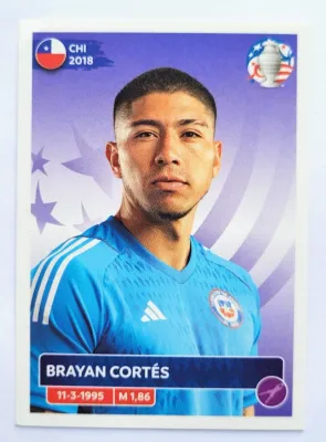 BRAYAN CORTES Pegatina Panini COPA AMÉRICA EE. UU. 2024 #061 CHI3  Chile-