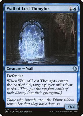 Wall of Lost Thoughts 190- Jumpstart (JMP) Jumpstart
