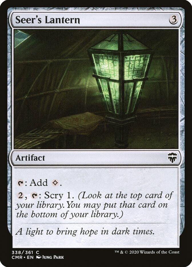 Seer&#39;s Lantern 338/361- Commander Legends (CMR) Commander Legends