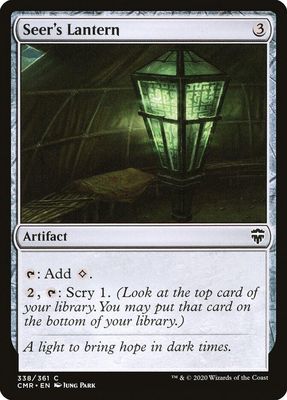 Seer&#39;s Lantern 338/361- Commander Legends (CMR) Commander Legends