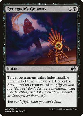 Renegade&#39;s Getaway 069/184- Aether Revolt (AER) Aether Revolt (espanol)