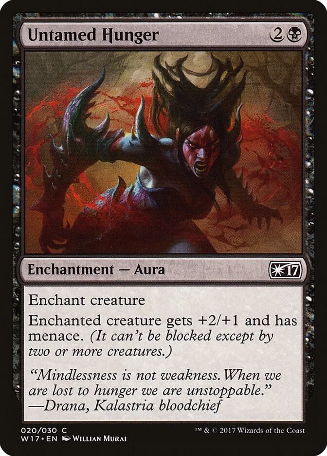 Untamed Hunger 020/030- Welcome Deck 2017 (W17) Welcome Deck 2017