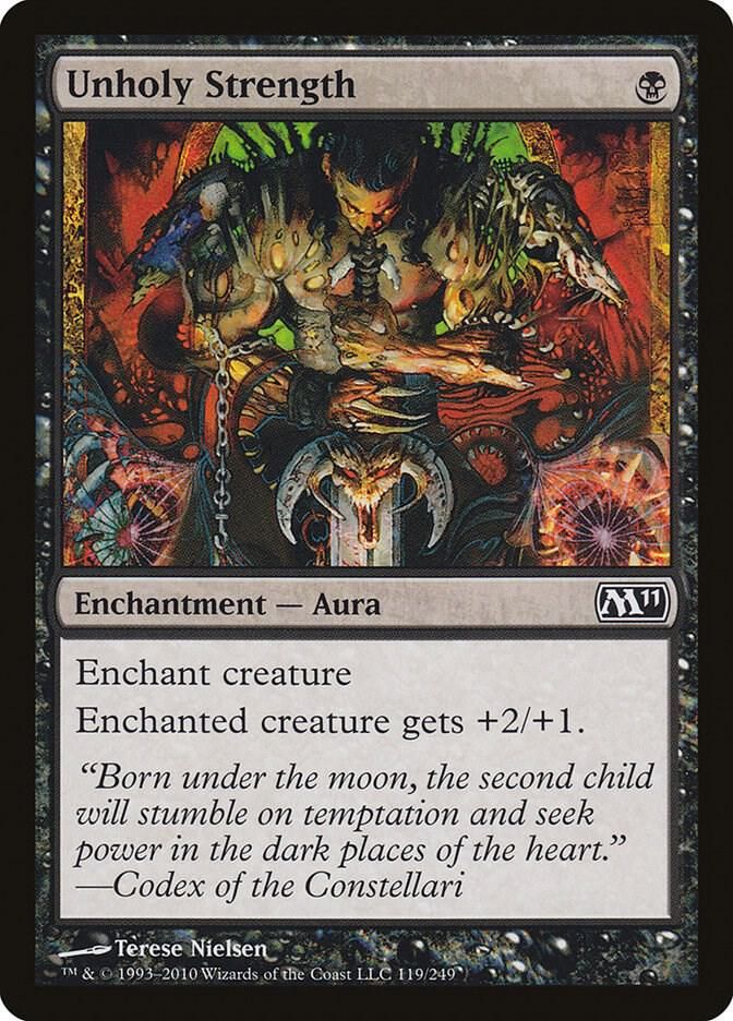Unholy Strength 119/249- Magic 2011 (M11) (M11) Magic 2011 (M11)