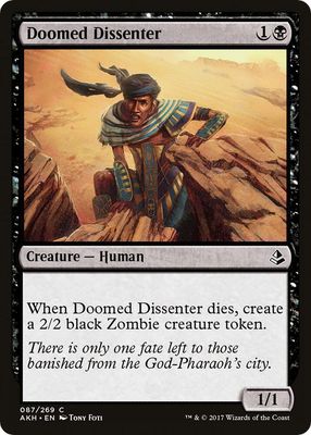 Doomed Dissenter 087/269- Amonkhet (AKH) (Español)