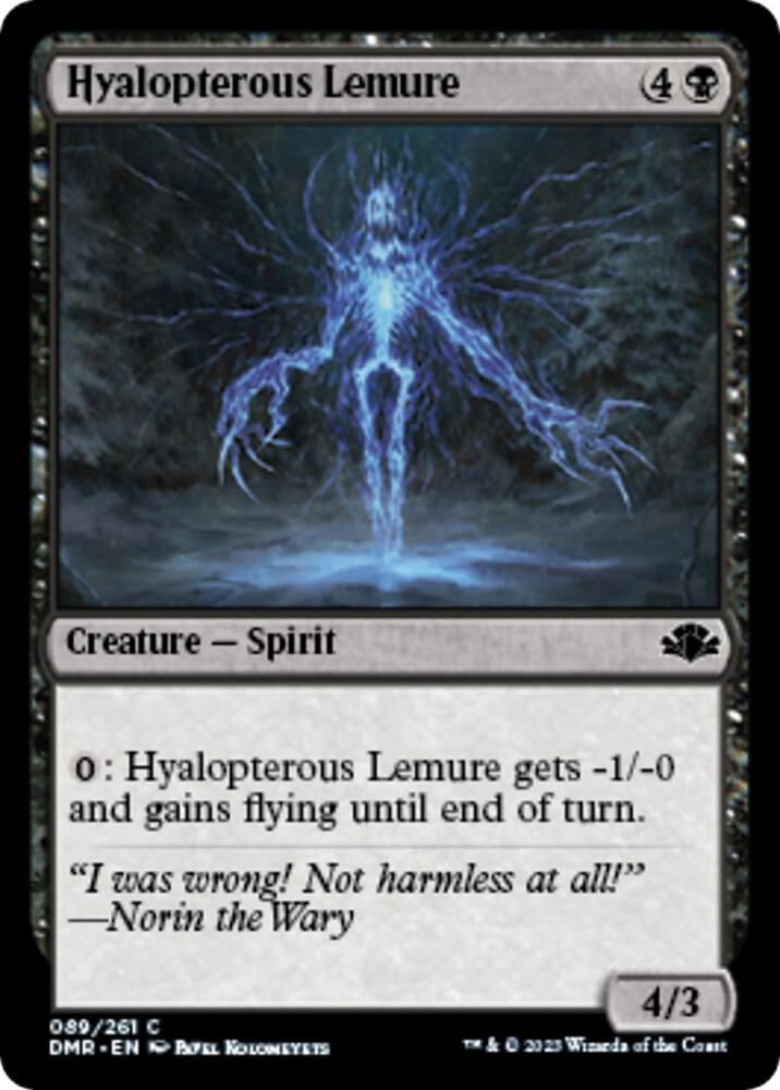 Hyalopterous Lemure 089/261- Dominaria Remastered (DMR) Dominaria Remastered