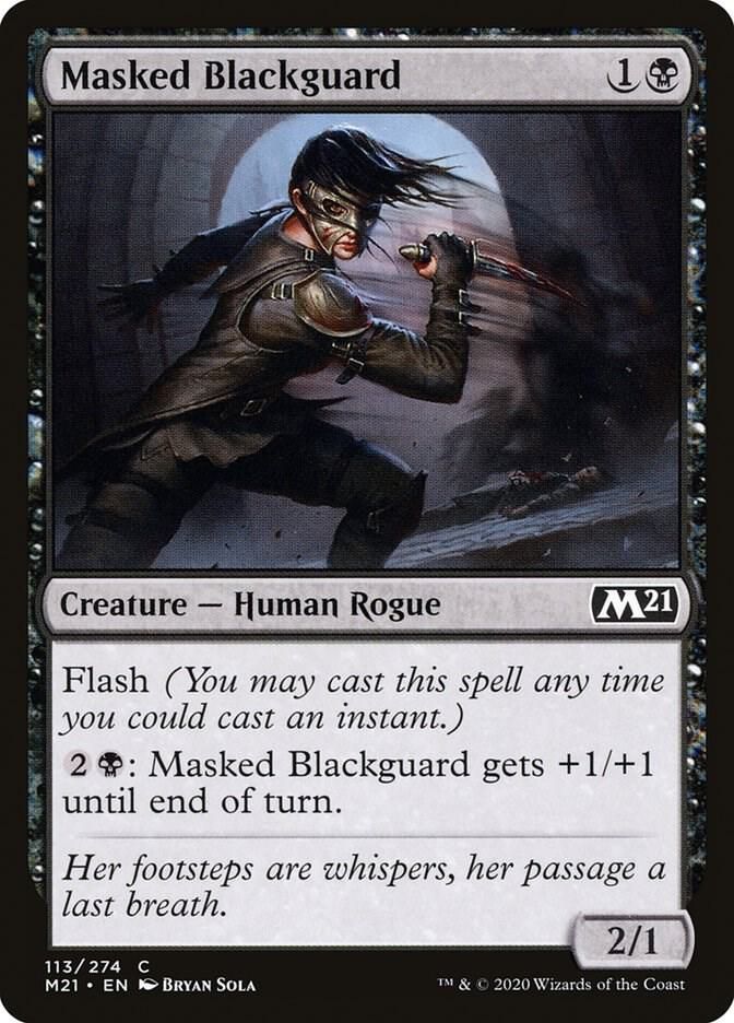 Masked Blackguard 113/274- Core Set 2021 (M21) (Español)