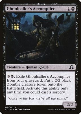 Ghoulcaller&#39;s Accomplice 112/297 - Shadows over Innistrad (SOI)  (Español)