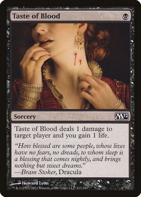 Taste of Blood 113/249 - Magic 2012 (M12)