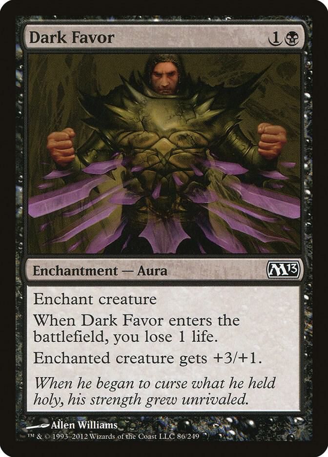 Dark Favor 86/249 - Magic 2013 (M13)