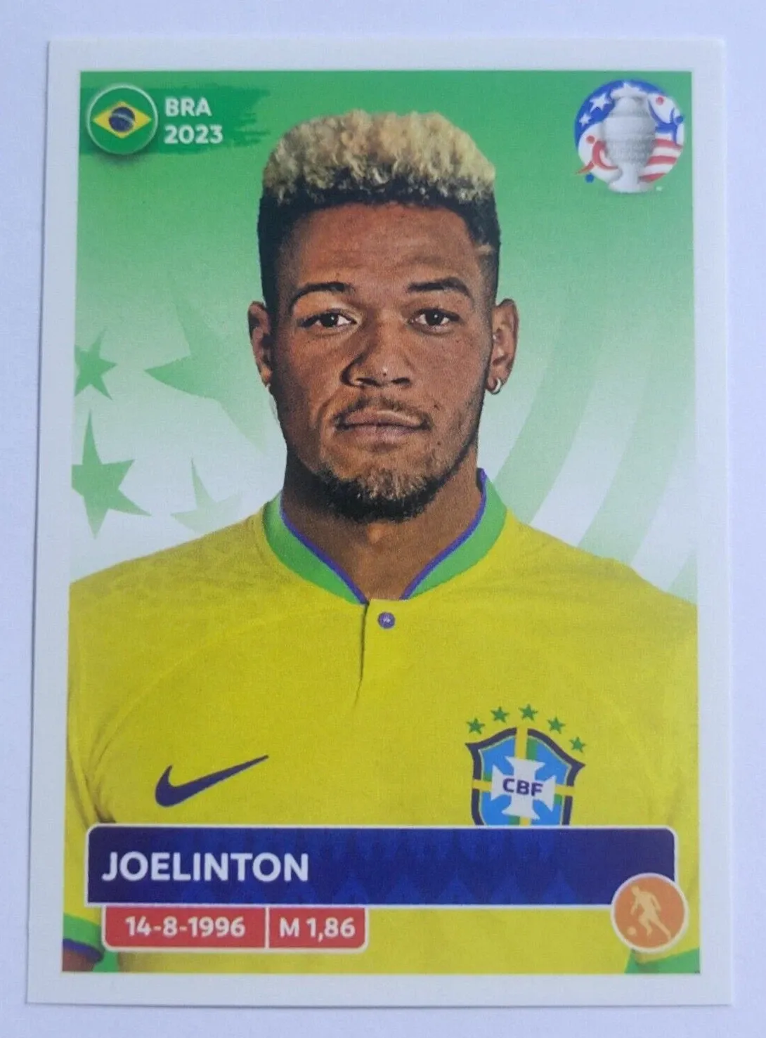JOELINTON  Pegatina Panini COPA AMÉRICA EE. UU. 2024 BRA14 Brasil