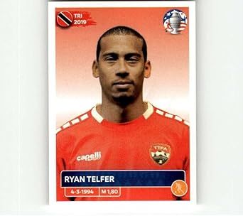 Ryan Telfer  2024 Panini CONMEBOL Copa America Sticker #TRI17 Trinidad and Tobago