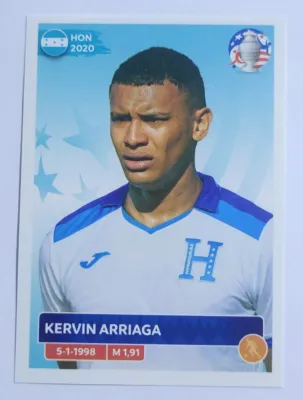 KERVIN ARRIAGA  Pegatina Panini COPA AMÉRICA EE. UU. 2024  HON17 Honduras
