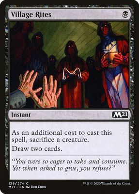 Village Rites 126/274- Core Set 2021 (M21) Core Set 2021(espanol)