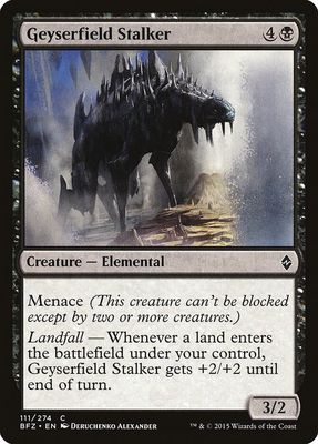 Geyserfield Stalker 111/274- Battle for Zendikar (BFZ) Battle for Zendikar (ruso)