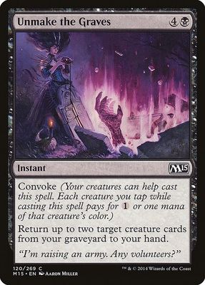 Unmake the Graves 120/269- Magic 2015 (M15) (M15) (espanol)