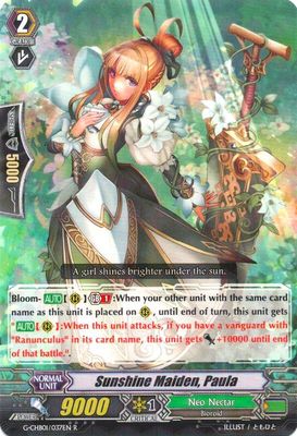 Sunshine Maiden, Paula - G-CHB01: TRY3 NEXT (G-CHB01) G-CHB01: TRY3 NEXT Foil