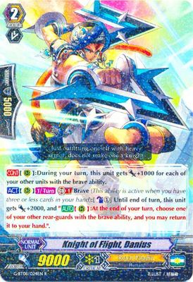 Knight of Flight, Danius - G-BT08: Absolute Judgment (G-BT08) foil