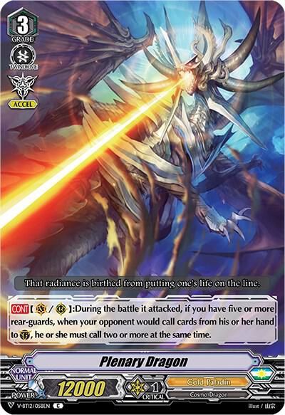 Plenary Dragon - V-BT12: Divine Lightning Radiance (V-BT12)