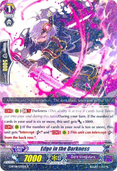 Edge in the Darkness - G-BT08: Absolute Judgment (G-BT08) foil