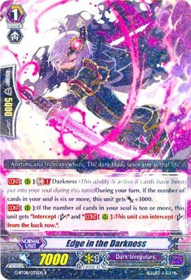 Edge in the Darkness - G-BT08: Absolute Judgment (G-BT08) foil