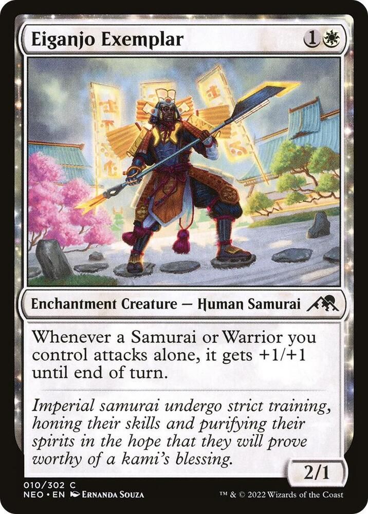 Eiganjo Exemplar 010/302 - Kamigawa Neon Dynasty  Singles