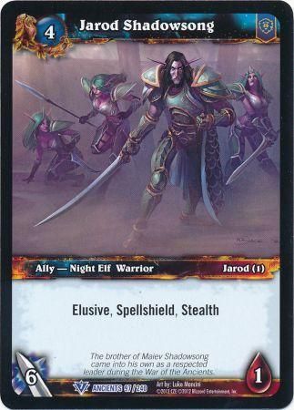 Jarod Shadowsong - 97/240 - Rare WoW: War of the Ancients