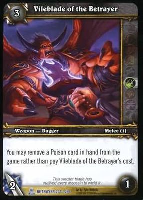 Vileblade of the Betrayer - 241/264 - Rare WoW: Servants of the Betrayer