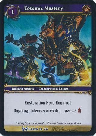 Totemic Mastery - Illidan 94/252 - Rare WoW: Archives fiol