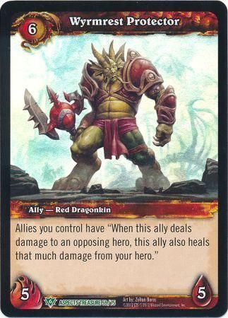 Wyrmrest Protector - Aspects Treasure 59/75 - Uncommon WoW: Battle of the Aspects Treasure Pack Singles foil
