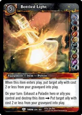 Bottled Light - 234/263 - Common WoW: Throne of the Tides foil