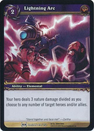 Lightning Arc - Illidan 89/252 - Common WoW: Archives foil