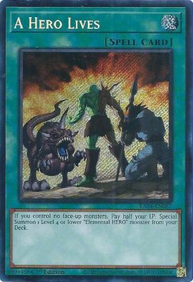 A Hero Lives (Secret Rare) - Quarter Century Stampede Quarter Century Stampede