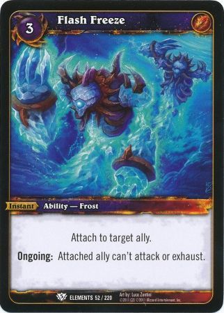 Flash Freeze - 52/220 - Common WoW: War of Elements