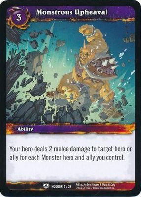 Monstrous Upheaval - 7/29 - Hogger - Common WoW: Hogger (Warrior)