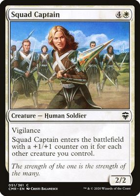 Squad Captain 051/361 - Commander Legends Singles
